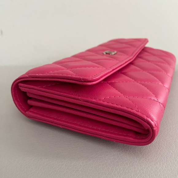 Authentic Chanel pink long wallet - Picture 9 of 13